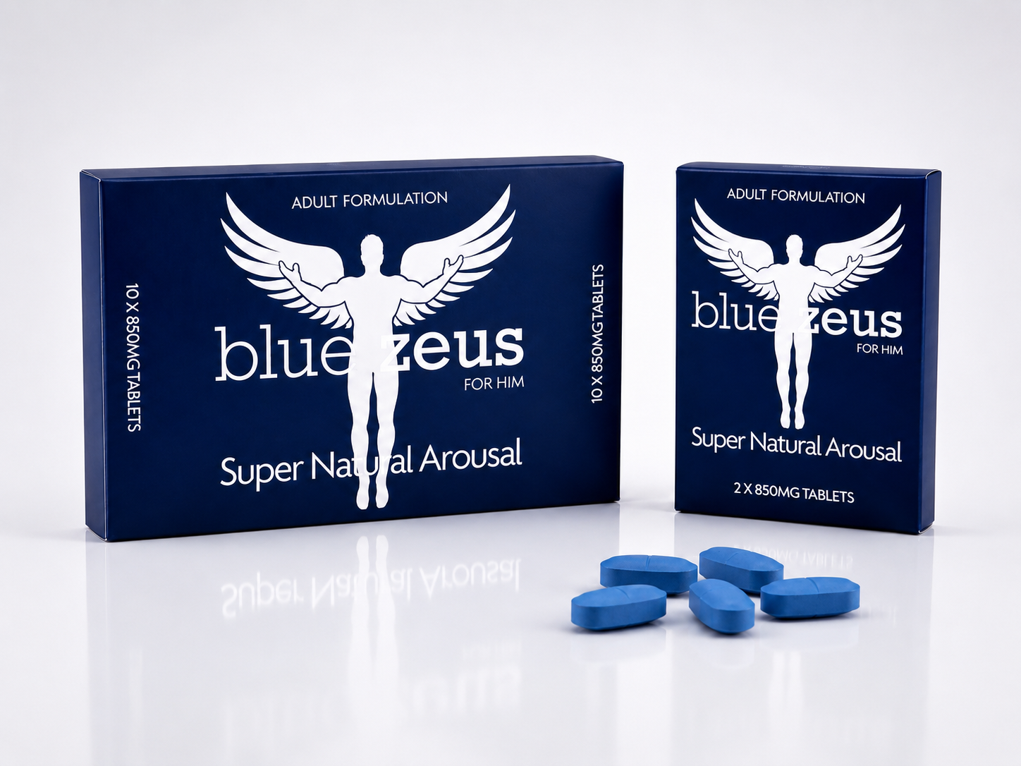 Blue Zeus 2-tablet navy carton